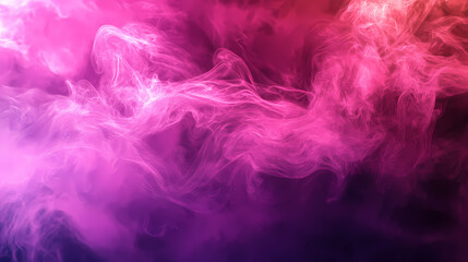 Soft luminescent smoke materializes in a vibrant pink hue , ambient, smoke, soft. Hazy Luminescence. Illustration