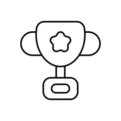 Trophy  vector icon