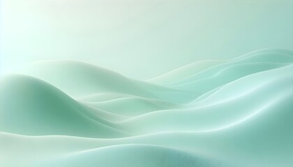 Gentle bokeh lights over a smooth pastel mint green background, delicate and modern