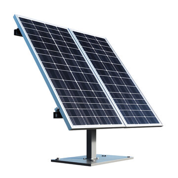 solar pannel isolated on white background, png