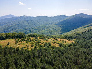 Landscape of Erul mountain near Kamenititsa peak, Bulgaria