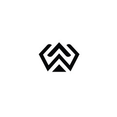 Aw monogram logo 