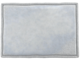 Piece of white paper on a transparent background