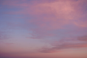 Fototapeta premium cotton candy sunset sky