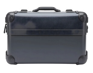 Black briefcase isolated on a transparent background