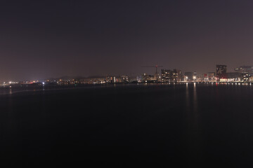 night view of the city
