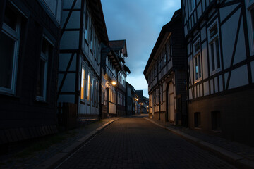 old street in the old town