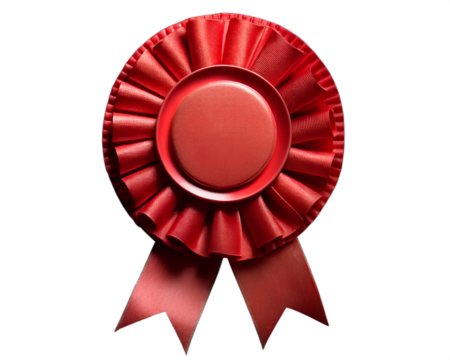 red seal with ribbon