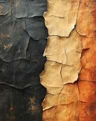 Sophisticated Black Brown and Tan Artistic Background for Flyers with Space for Custom Text