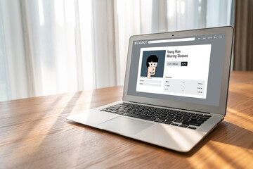 Fototapeta premium NFT marketplace provide modish sale channel for digital artist to sell their works online on the internet network