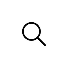 A Simple Magnifying Glass Icon Symbolizes Search Exploration Discovery And Investigation With A Clean Minimalist Line Art Style