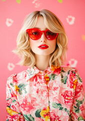 Fototapeta premium glamour woman in sunglasses