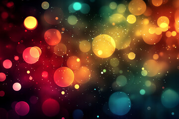 Premium a Mesmerizing Bokeh Effect as the Central Focus