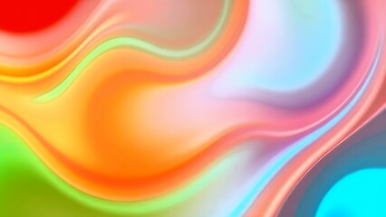 Obraz premium Abstract Fluid Art in Turquoise and Orange Coral turquoise and orange. acrylic pour Mesmerizing abstract fluid art combining vibrant turquoise and fiery orange-red tones in a marbled pattern. Perfect 