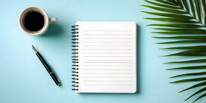 Daily planner action organized todo lists and appointments home office productivity tools bright environment top view