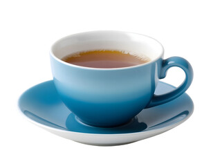Cup of tea isolated on a transparent background
