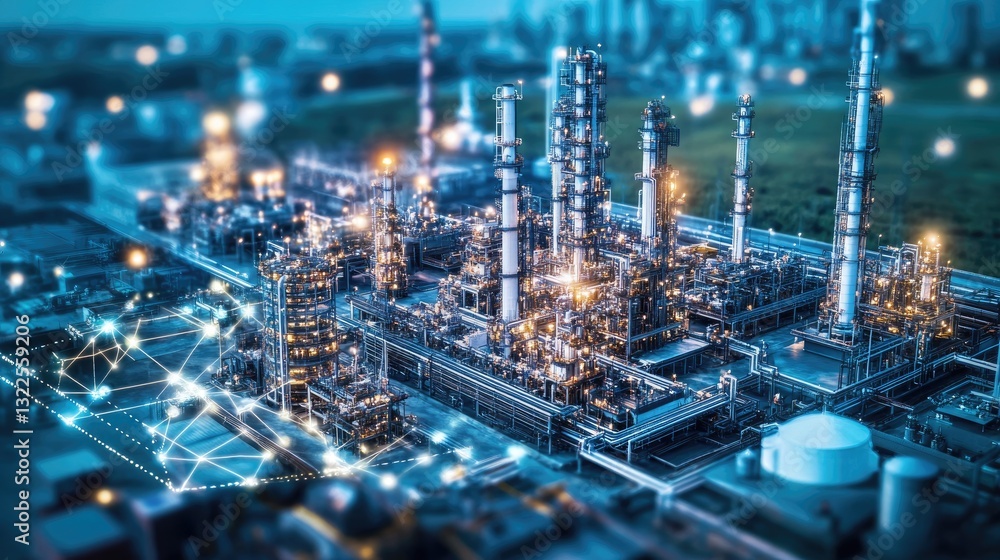 Poster a conceptual digital twin of a smart factory optimizing workflow simulations in real time.