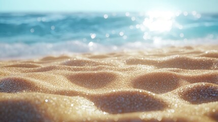 Golden Sands and Azure Waves, Summer Beach Escape