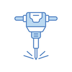 Jackhammer  Vector icon