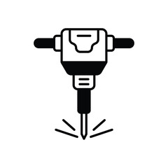 Jackhammer  Vector icon