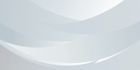 Soft abstract background featuring flowing waves in shades of white and light gray eps10.