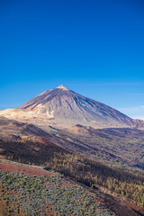 View at the Teide volcano, Tenerife, the Canaries, Spain