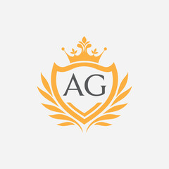 AG luxury logo design