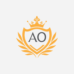 AO luxury logo design