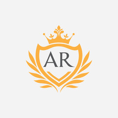 AR luxury logo design