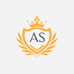 AS luxury logo design