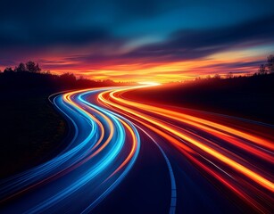 Fototapeta premium A defocused background with blurred motion in an abstract composition