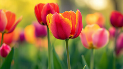 spring flowers in the garden