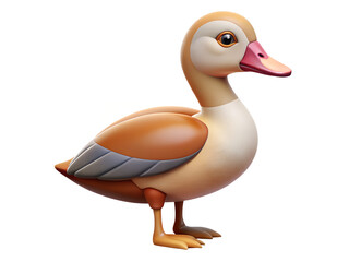 duck isolated on white background
