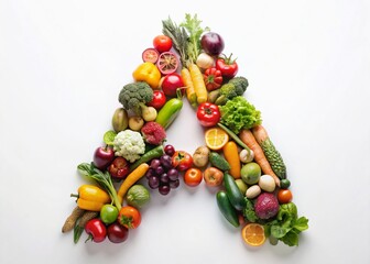 Healthy Alphabet Food: Colorful A-Z Nutrition for Kids & Adults