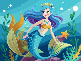 
vector of  Mermaid