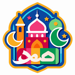 Fototapeta premium A simple and clear name for the image could be: Vector Illustration of a House with Architecture and Design Elements