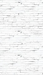 White grunge brick wall texture background. with white shades