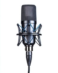 Studio microphone for quality audio recording.