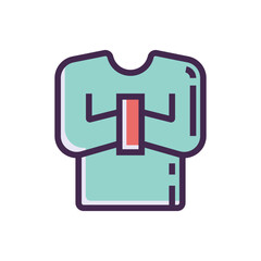 A Serene Person Meditating In A Peaceful Teal Sweater Finding Inner Calm And Tranquility With Simple Line Art And A Soft Color Palette