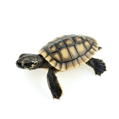 Obraz premium baby turtle isolated on white background