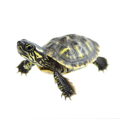 Obraz premium baby turtle isolated on white background