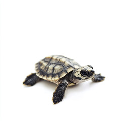 Obraz premium baby turtle isolated on white background