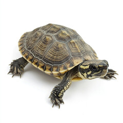 Fototapeta premium baby turtle isolated on white background