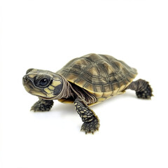 Obraz premium baby turtle isolated on white background