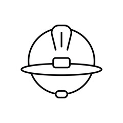 Helmet Vector icon