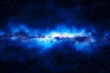 A Breathtaking Night Sky Scene Showcasing the Vast Wonders of the Universe