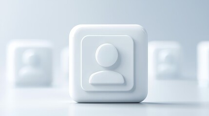 Person icon button, seamless connection and communication in user interface design