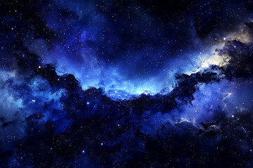 Beautiful a Breathtaking Night Sky Scene Showcasing the Vast Wonders of the