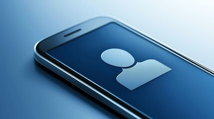 Smartphone displays heart symbol, mobile technology connection or expression of love and affection in digital age.