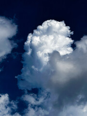 blue sky with clouds